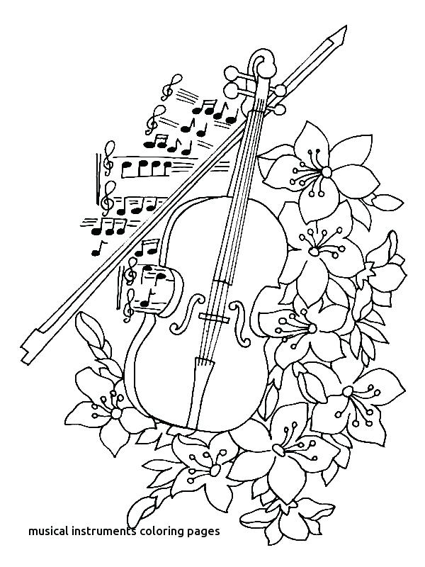 600x800 Musical Notes Coloring Pages