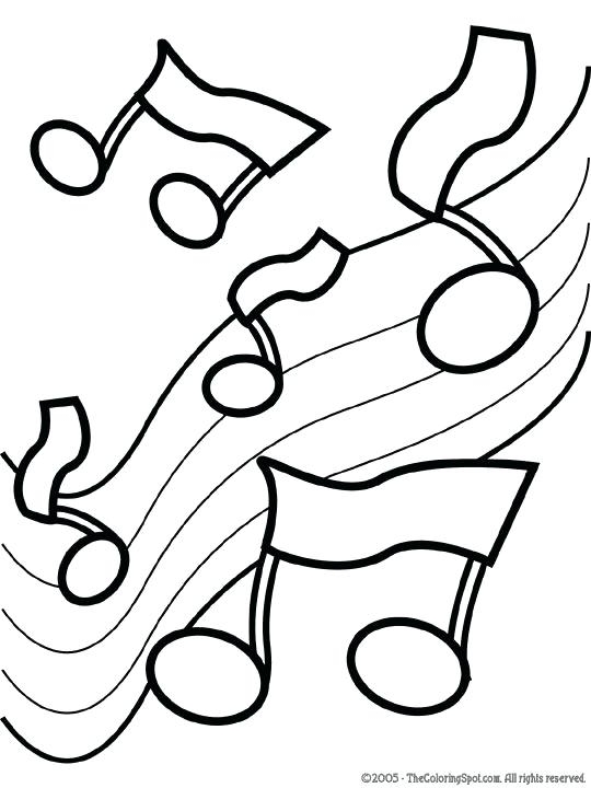 540x720 Music Coloring Pages For Kindergarten Entrancing Music Coloring