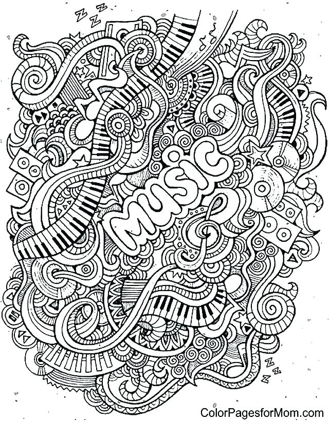 640x820 Coloring Pages Music Coloring Pages Of Music Notes Music Coloring
