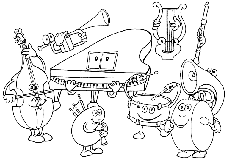 790x545 Music Coloring Pages For Kids Printable Printable Coloring Pages