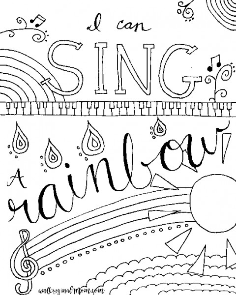 480x600 Relax Color Free Printable Musical Coloring Page Music Colouring