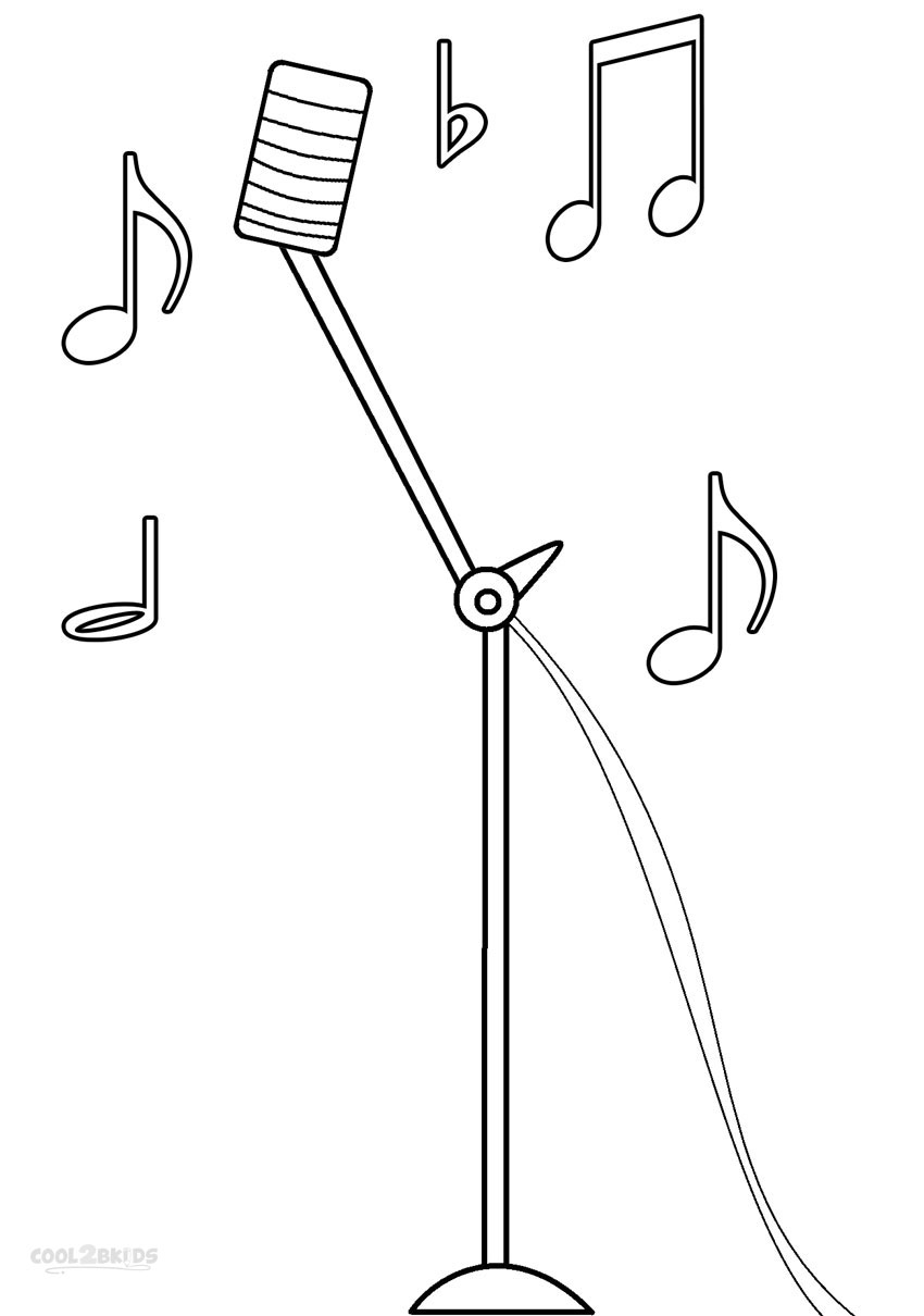 850x1210 Printable Music Note Coloring Pages For Kids