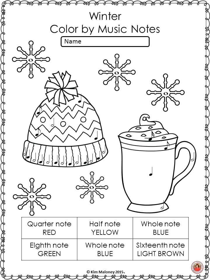 720x960 Music Notes To Color