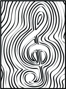263x350 Music Coloring Pages Music Symbol Coloring Pages Music Symbols