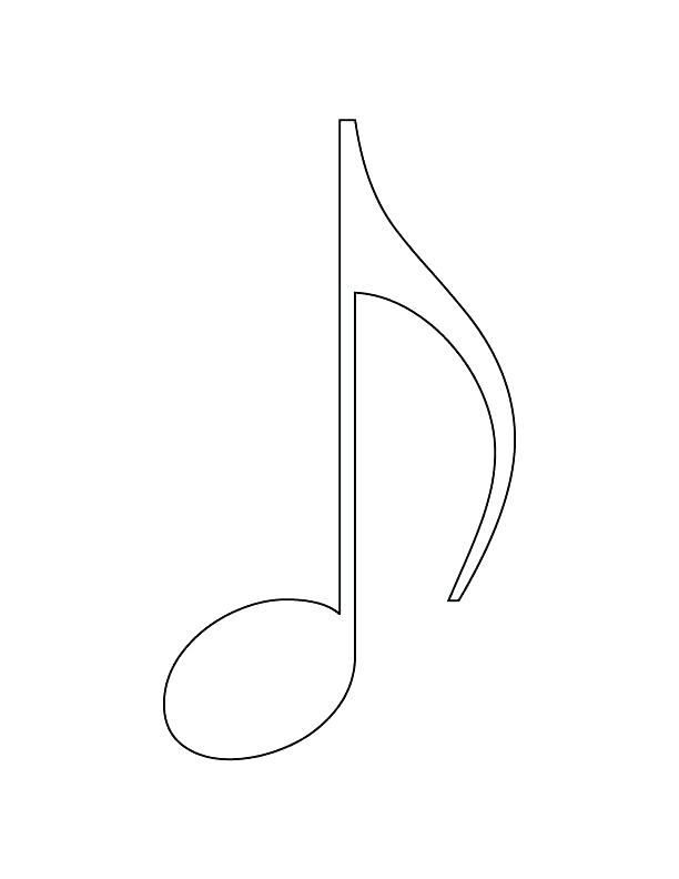 612x792 Coloring Pages Of Music Notes Note Coloring Pages Musical Notes