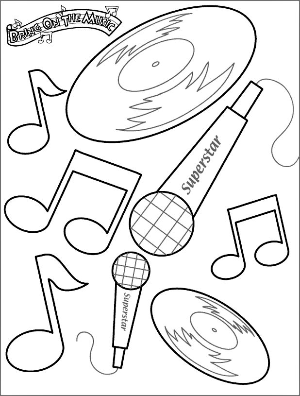 618x815 Music Themed Coloring Pages Best Music Coloring Pages Images