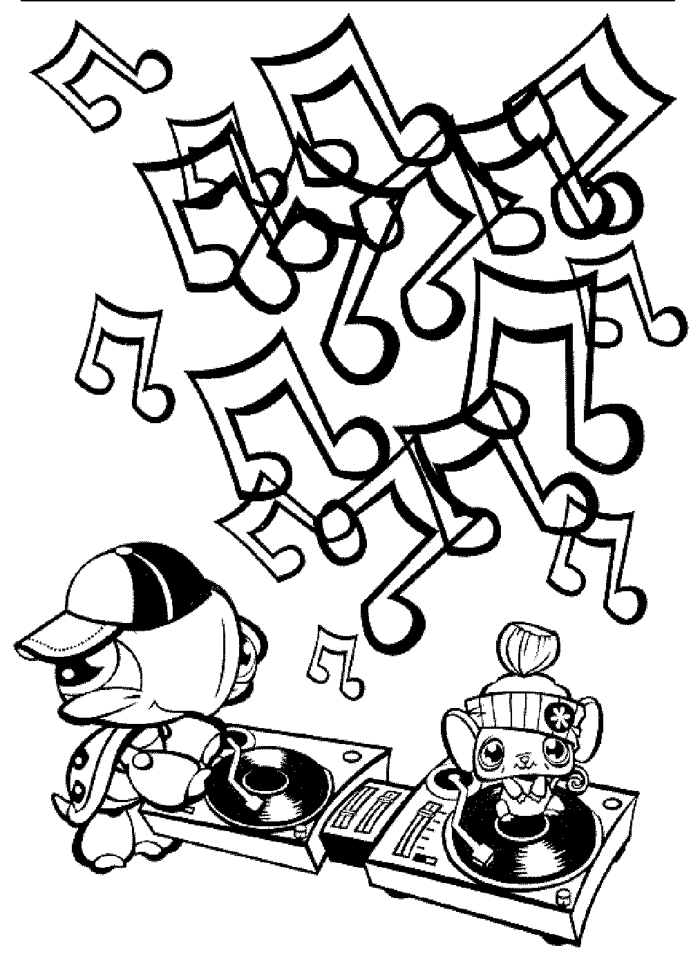 1000x1400 Adult Musical Coloring Pages For All Ages Free Music Page