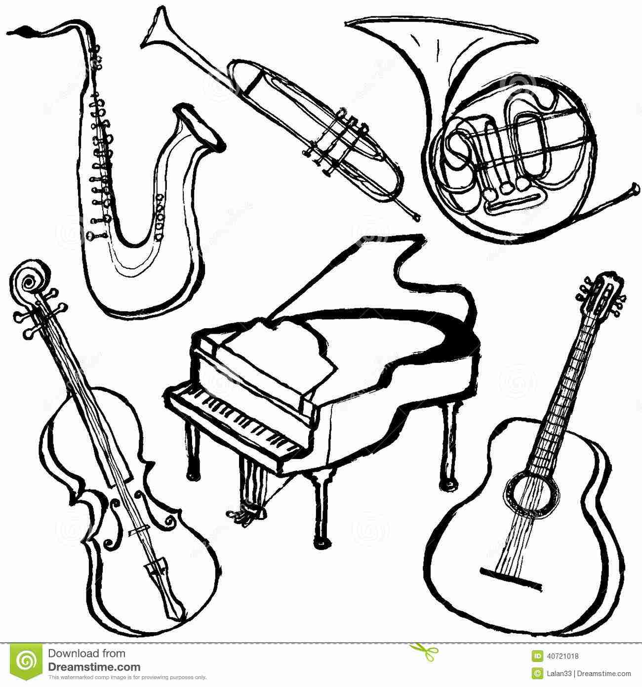 1300x1390 Music Instrument Coloring Pages Musical Book Archives Similarpages