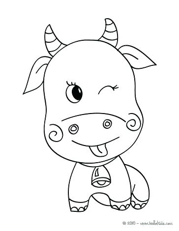 364x470 Ox Coloring Page Epic Ox Coloring Page Image Crib Pages Nativity
