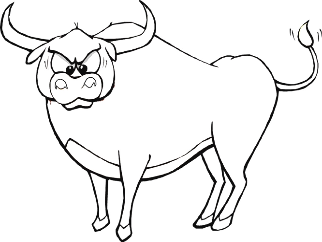 1280x960 Smart Idea Ox Coloring Pages Musk