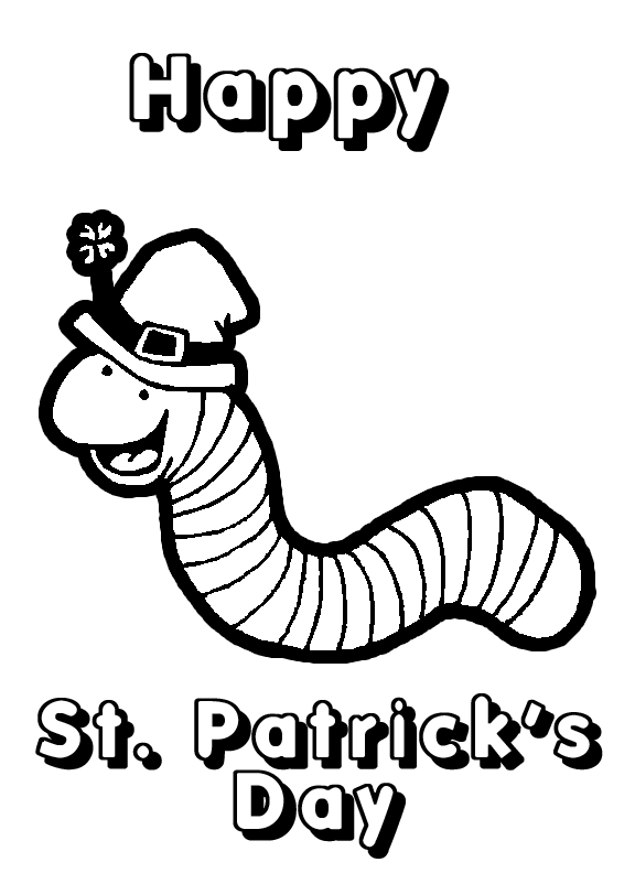 576x792 Irish Leprechaun Inch Work For Saint Patricks Day Coloring Page