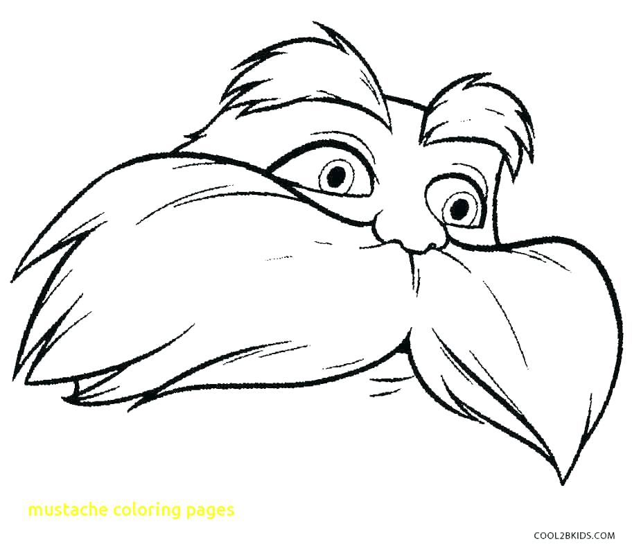 912x792 Mustache Coloring