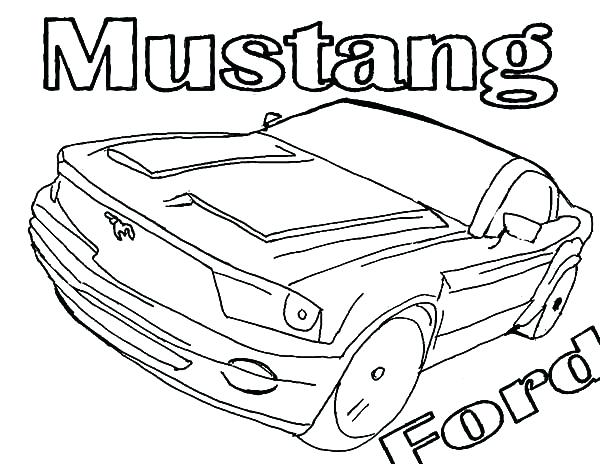 600x464 Mustang Car Coloring Pages Mustang Ford Car Coloring Pages Mustang