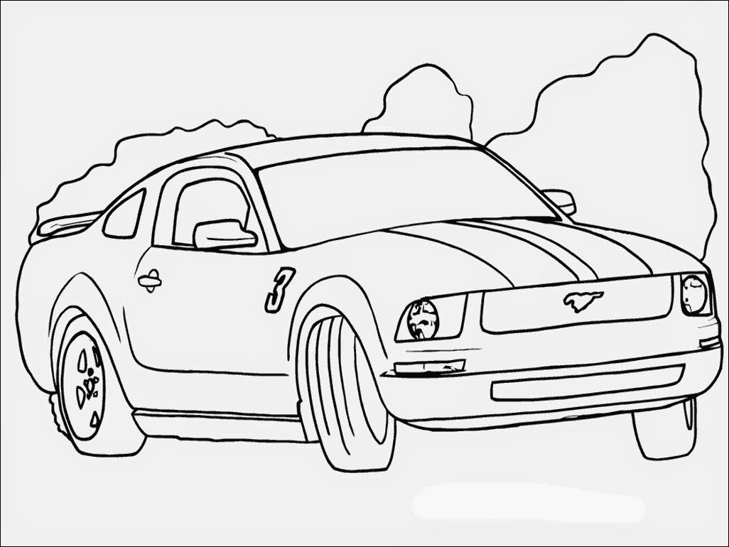 Mustang Coloring Pages at GetDrawings | Free download