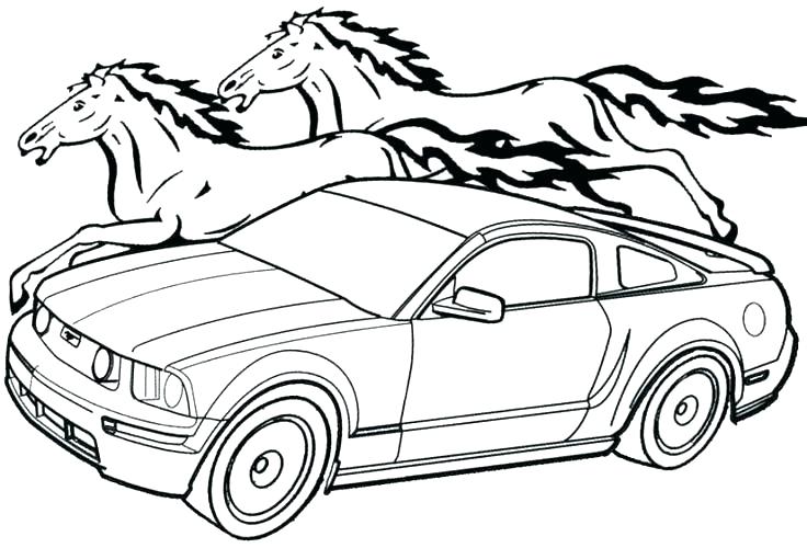 736x500 P Mustang Coloring Page Free Printable Coloring Pages P Mustang