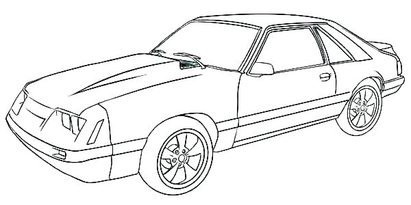 600x300 Ford Coloring Pages Mustang Page Pa