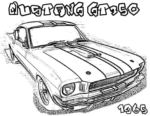 600x464 Mustang Gt Car Coloring Pages Best Place To Color