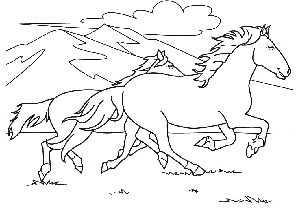 1024x725 Barbie Horse Coloring Pages Horse Colouring Pages Barbie Horse