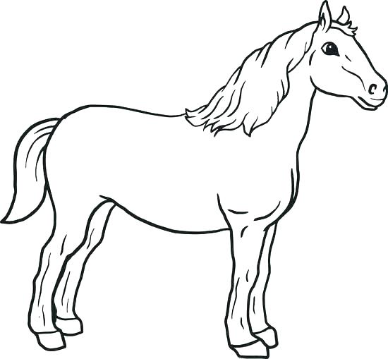 Mustang Horse Coloring Pages at GetDrawings | Free download