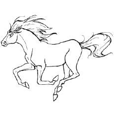230x230 Top Free Printable Horse Coloring Pages Online