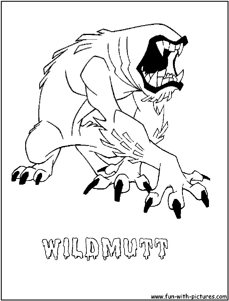 800x1050 Wildmutt Mutt And Stuff Coloring Pages