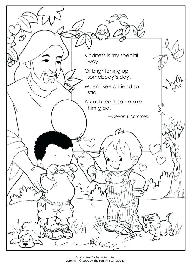 638x903 Coloring Pages God Made My Body And A Kind Deed As Well As Family