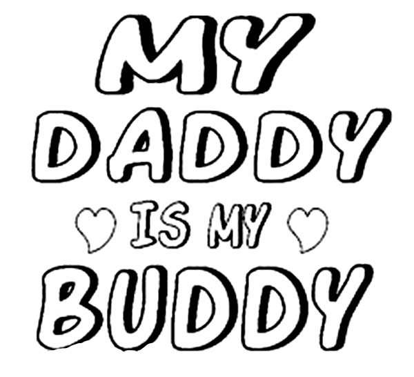 600x546 Free Coloring Pages Of My Daddy Is Cool Coloring Sheets
