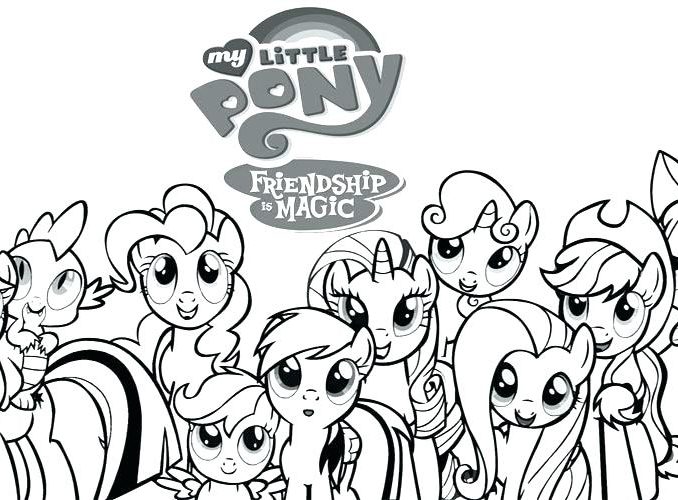 678x500 My Colouring Pages Awesome Coloring Pages My Little Pony