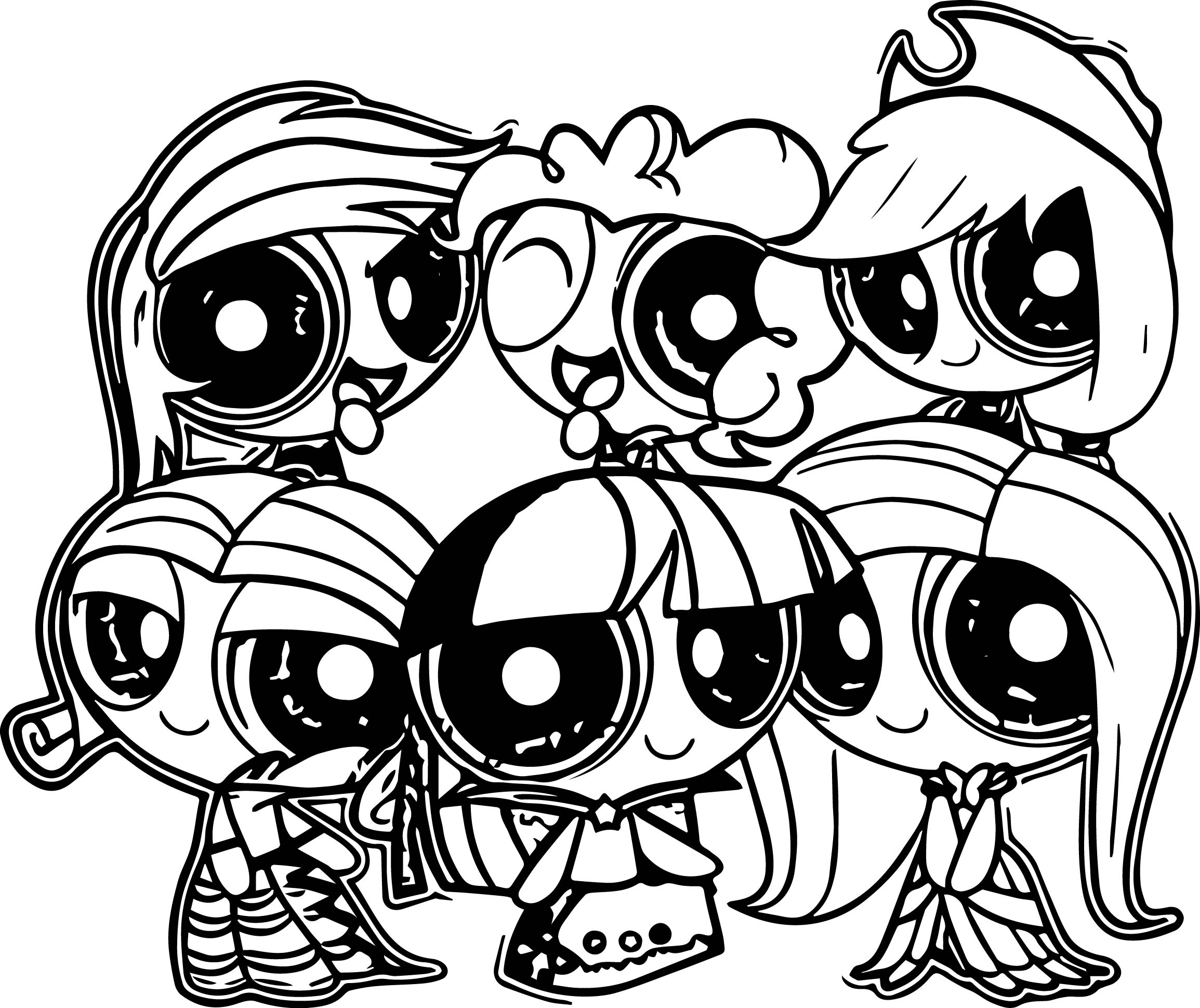 2309x1939 Pony Coloring Pages