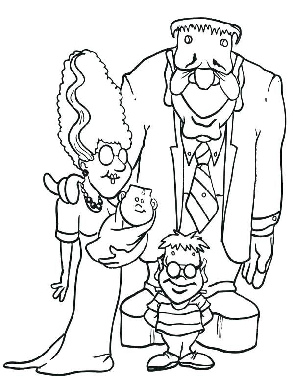 600x776 My Family Coloring Pages