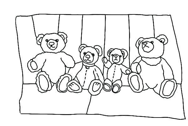 600x402 Family Coloring Page Bear Family Coloring Pages Family Finger