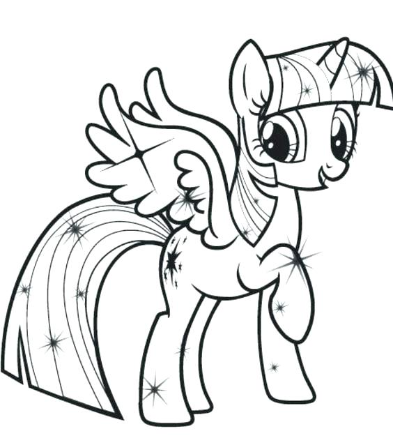 564x638 Crepusculo Para Colorear Para Twilight Sparkle Coloring Picture My