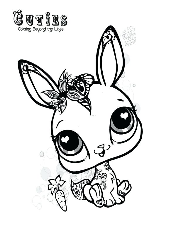 600x776 Littlest Pet Shop Coloring Pages
