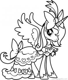 236x275 Beautiful Alicorn Princess Cadence Coloring Pages Fun Coloring