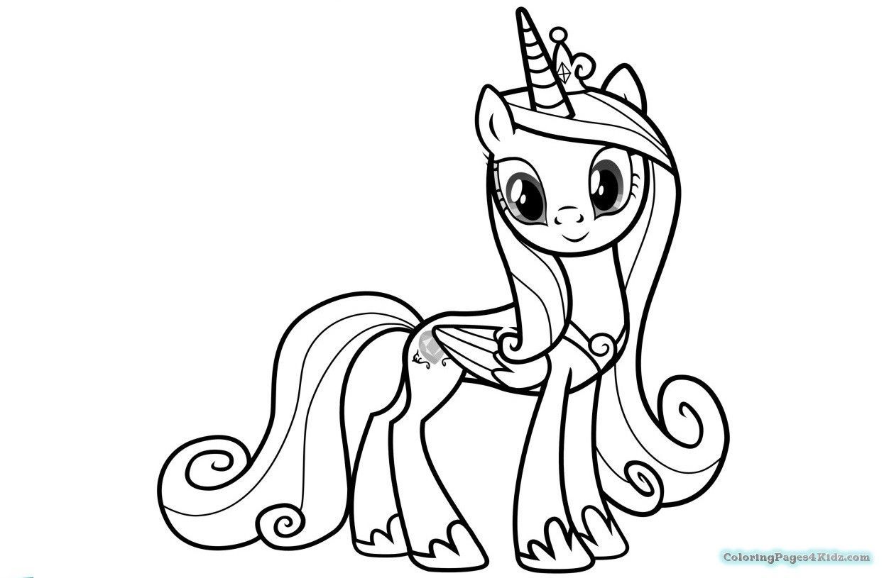 1245x815 Best My Little Pony Princess Cadence Coloring Pages For Kids Pic