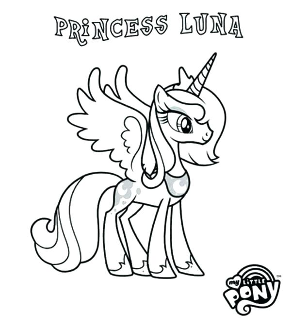 600x676 My Little Pony Princess Celestia Coloring Pages My Little Pony