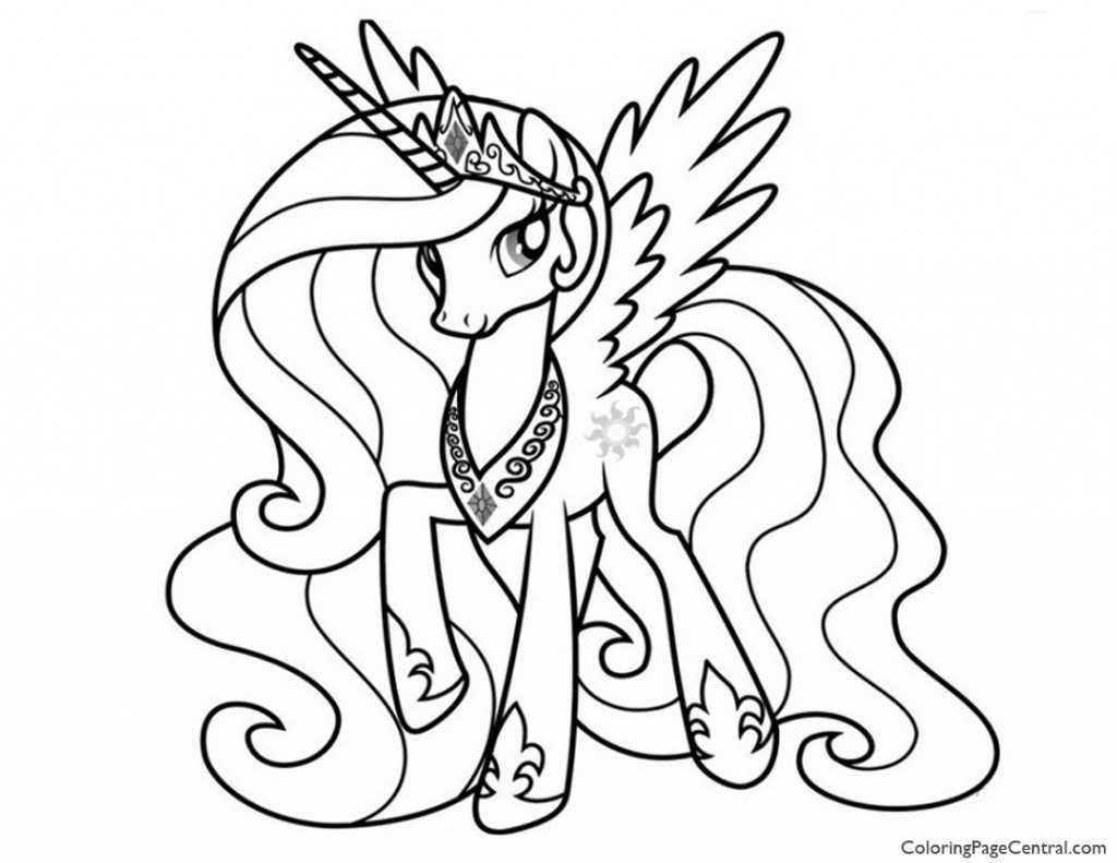 1024x791 Princess Celestia Coloring Page My Little Pony Get Bubbles