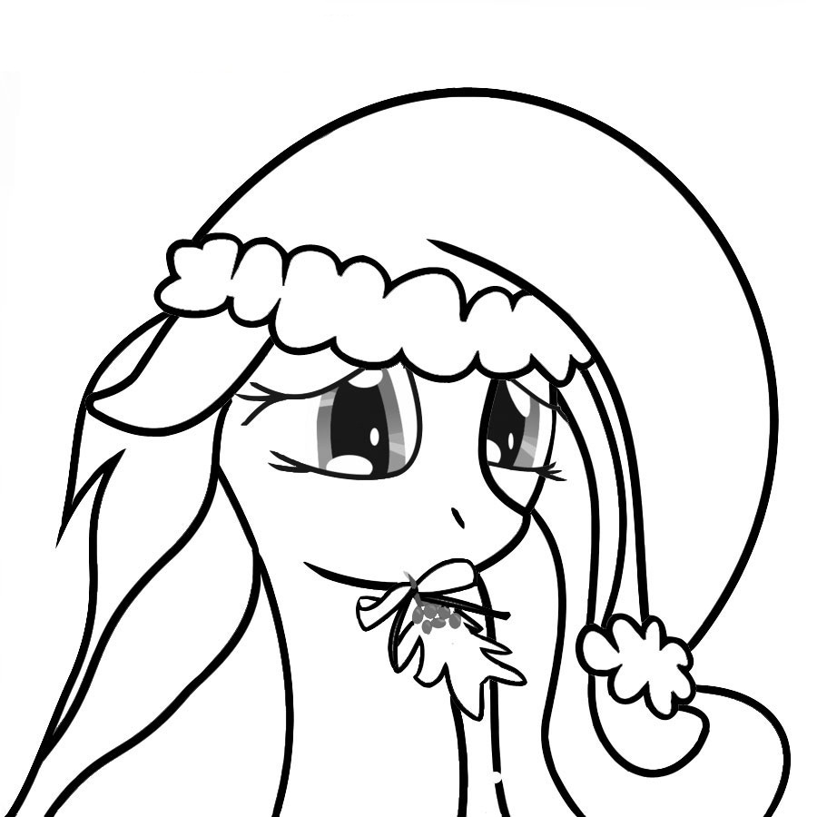 900x900 My Little Pony Christmas Coloring Pages