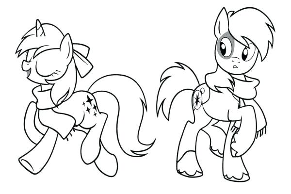 600x400 My Little Pony Christmas Coloring Pages My Little Pony Coloring