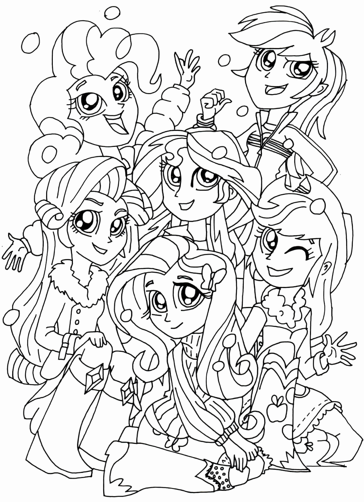 1159x1600 My Little Pony Coloring Pages Derpy Collection Stunning My Little