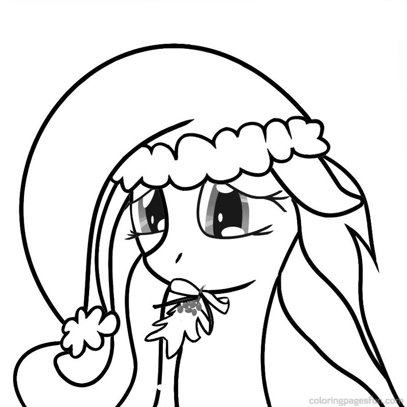 800x800 Christmas Coloring Pages My Little Pony Coloring Pages Kids