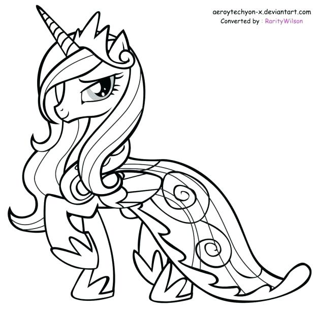 618x618 Princess Celestia Coloring My Trend My Little Pony Coloring Book