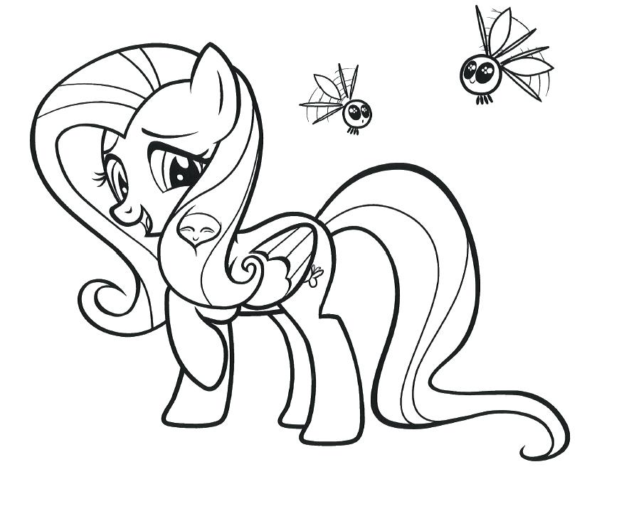 870x726 Fluttershy Para Colorear Coloring Pages Kids Under My Little
