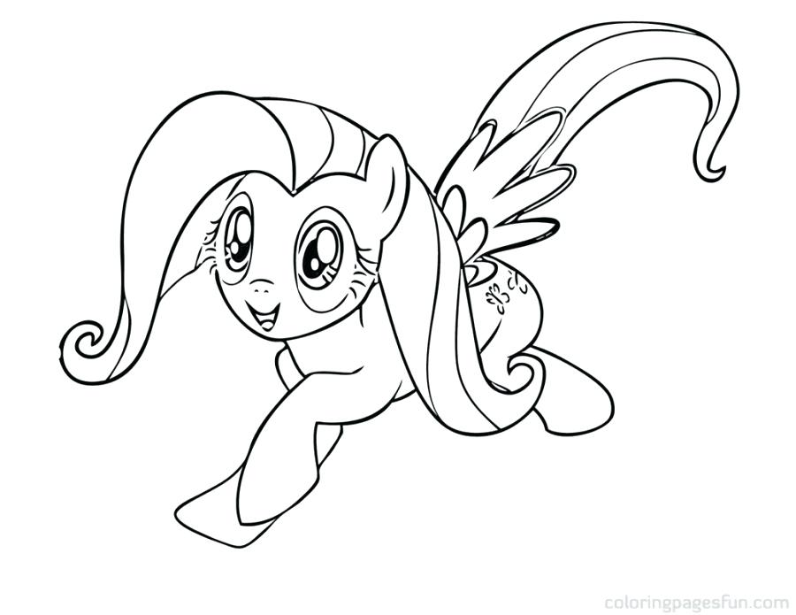 900x695 Fluttershy Coloring Page Free Download My Little Pony Coloring