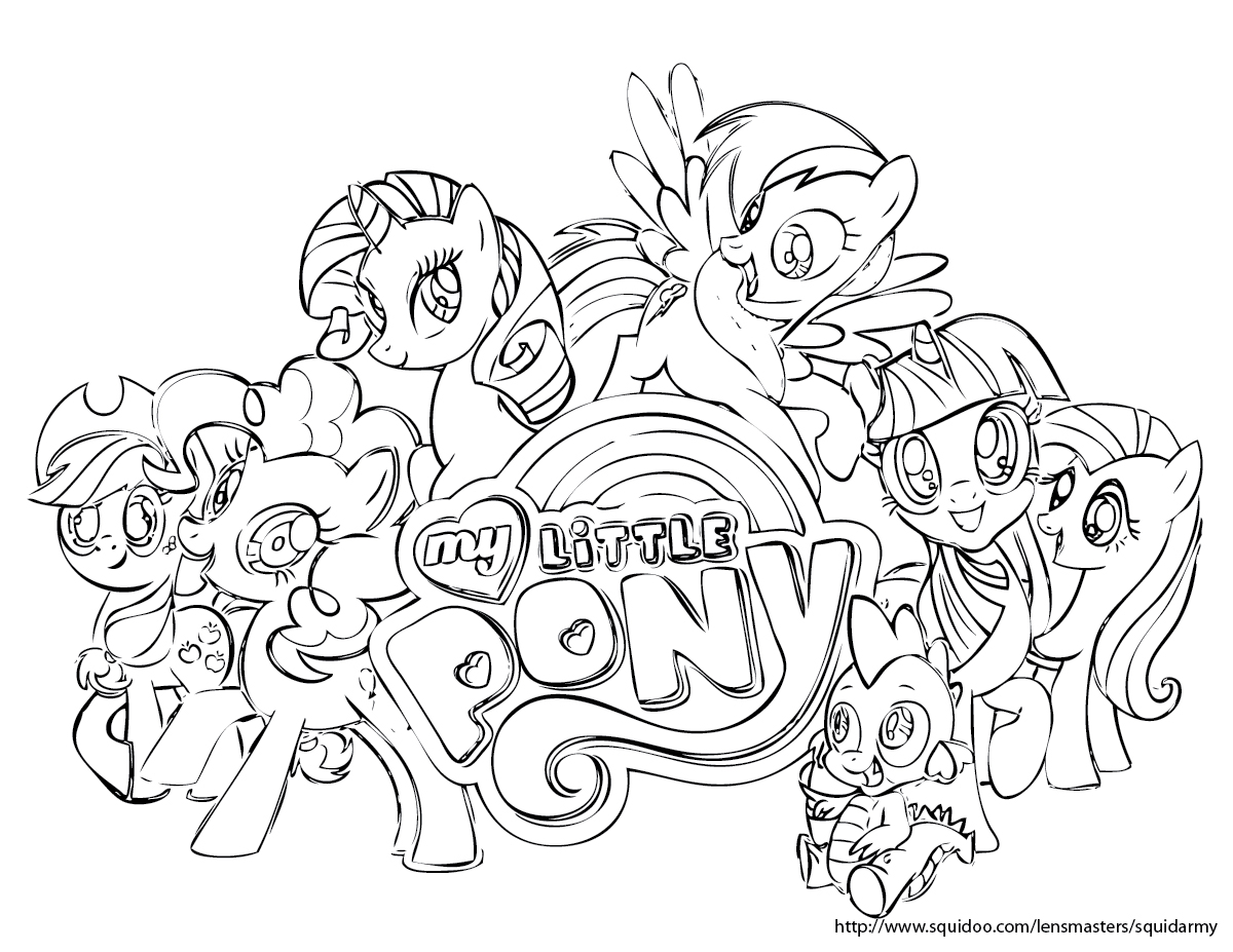 1200x927 My Little Pony Coloring Pages Online Co