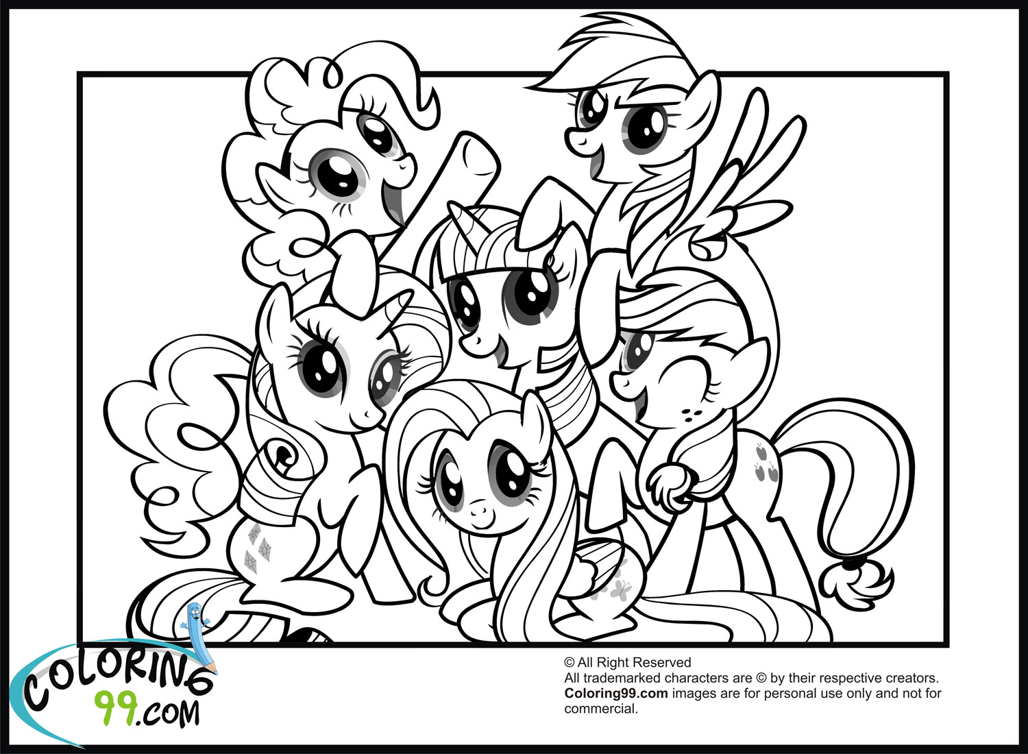 1500x1100 Coloring Book My Little Project For Awesome Little Pony Coloring
