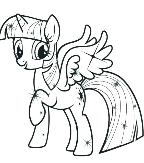 My Little Pony Coloring Pages Princess Luna Filly at GetDrawings | Free ...