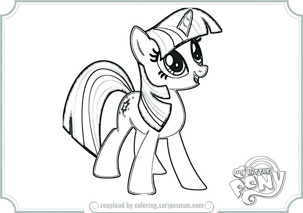 1024x720 Twilight Sparkle Coloring Page My Little Pony Girls Coloring Pages