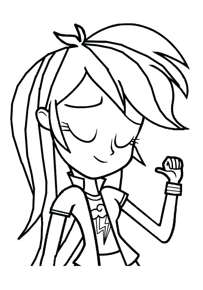 700x1000 My Little Pony Rainbow Dash Coloring Page Technolife Site