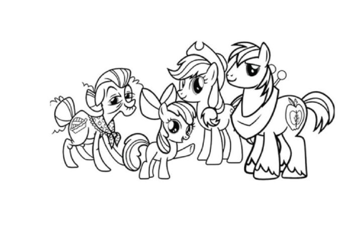 My Little Pony Cutie Mark Crusaders Coloring Pages